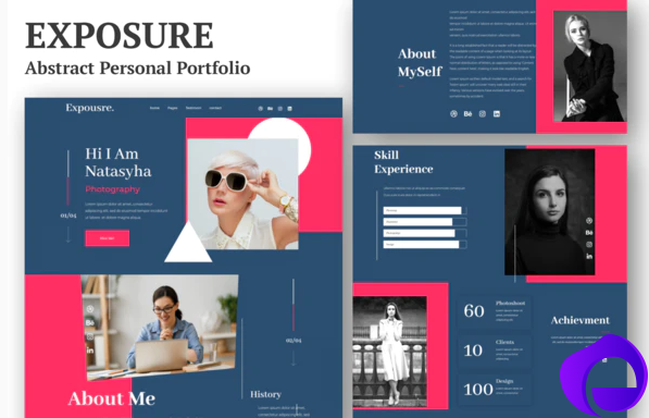 Exposure Personal Portfolio Elementor Template Kit