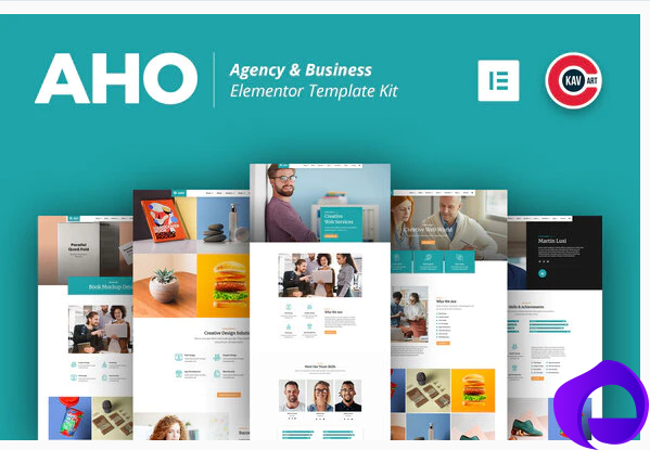 Aho Agency Business Elementor Template Kit