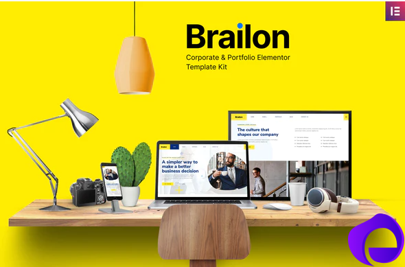 Brailon Corporate Portfolio Elementor Template Kit