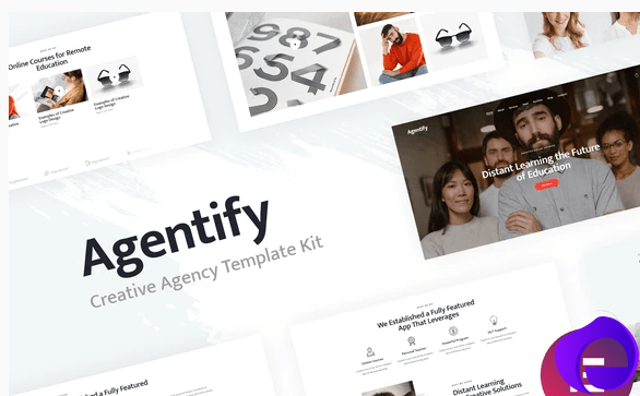 Agentify Personal Portfolio for Creatives Elementor Template Kit