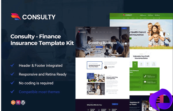 Consulty Finance Consulting Elementor Template Kit