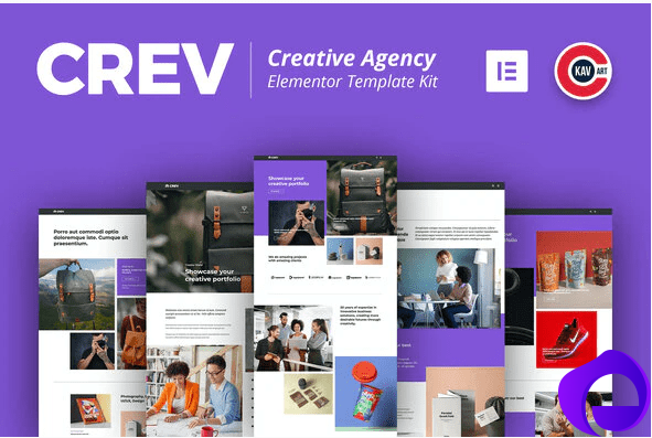 Crev Creative Agency Elementor Template Kit