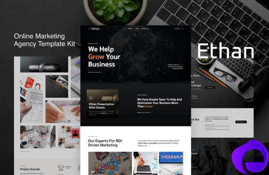 Ethan – Online Marketing Agency Elementor Template Kit