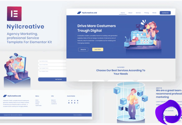 Nyil Business Agency Elementor Template Kit