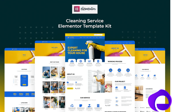 Cserv Cleaning Service Elementor Template Kit