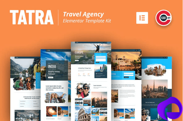 Tatra Travel Agency Elementor Template Kit