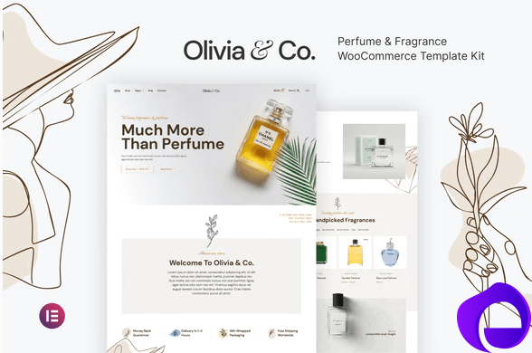 Olivia Co – Perfume Fragrance WooCommerce Template Kit