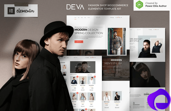 DEVA Fashion Store WooCommerce Elementor Template Kit
