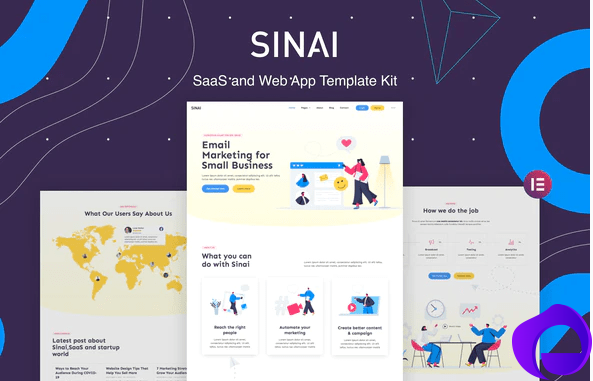 Sinai – SaaS and Web App Template Kit