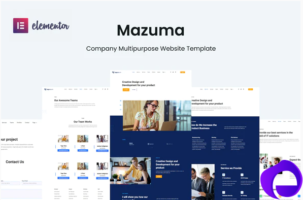 Mazuma Business Elementor Template Kit 1