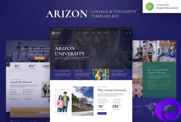 Arizon – College University Elementor Template Kit