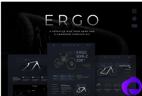 ERGO A Versatile Bike Shop News and eCommerce Template Kit