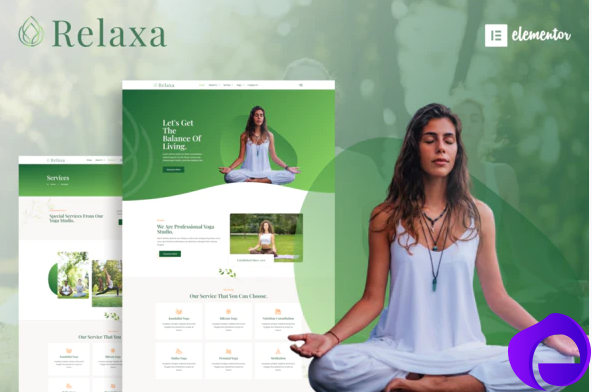 Relaxa Yoga Teacher Studio Elementor Template Kit