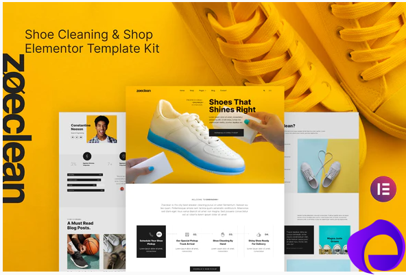 Zoeclean Shoe Cleaning Shop Template Kit