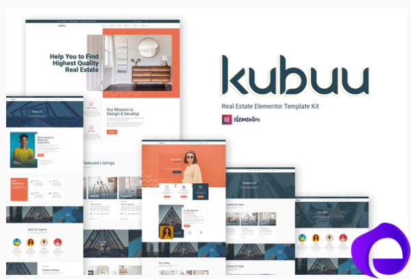 Kubuu Real Estate Elementor Template Kit