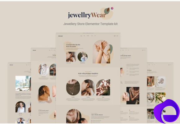 JewellryWear Jewellery Store Elementor Template kit