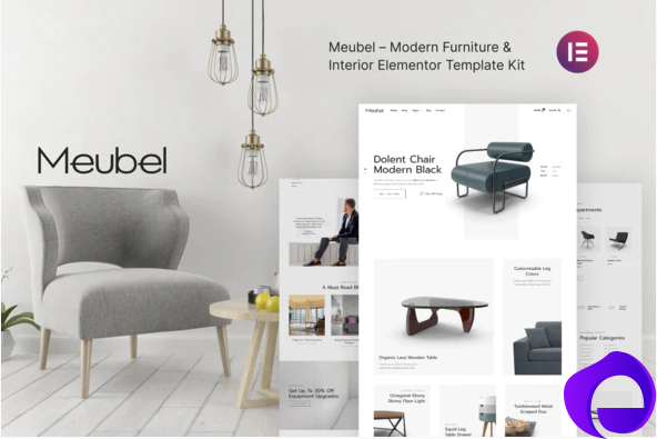Meubel – Modern Furniture WooCommerce Elementor Template Kit