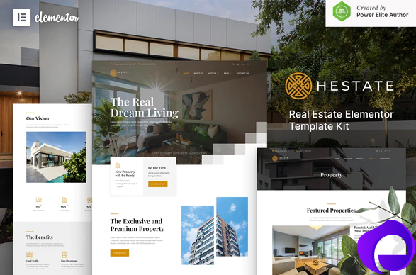 Hestate – Real Estate Elementor Template Kit
