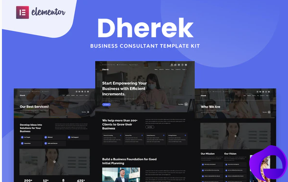 Dherek Business Consultant Website Template