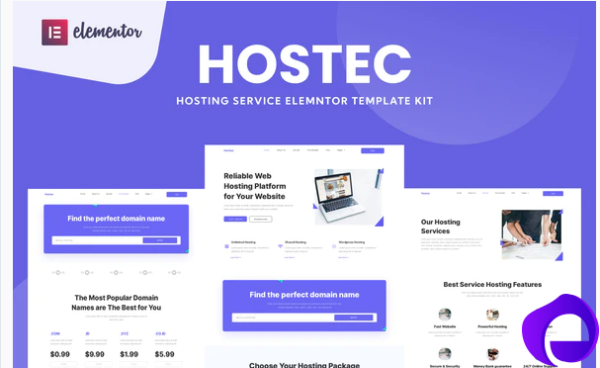 Hostec Hosting Service Website Template