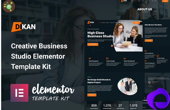 Dikan Creative Business Studio Elementor Template Kit