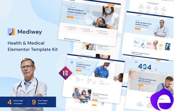 Mediway Health Medical Elementor Template Kit