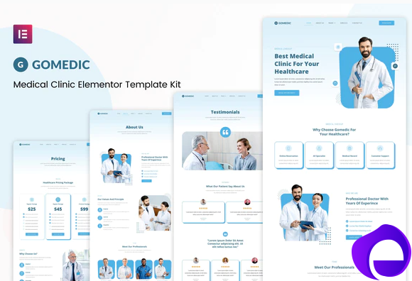 Gomedic Medical Elementor Template Kit