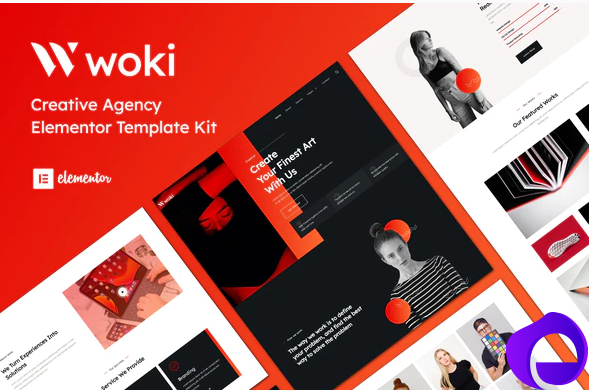 Woki Creative Agency Elementor Template Kit