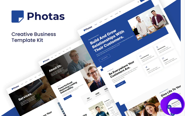 Photas Email Marketing Company Elementor Template Kit