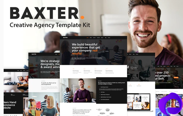 Baxter Creative Agency Elementor Template Kit