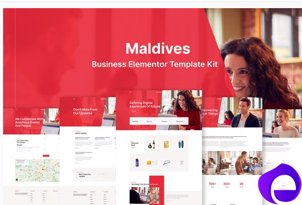 Maldives Business Agency Elementor Template Kit 1