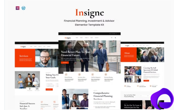 Insigne Financial Business Investment Elementor Template Kit
