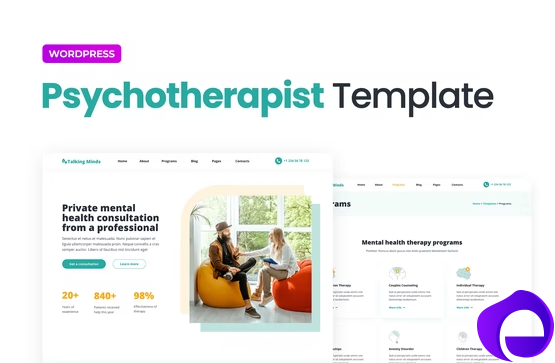 Talking Minds – Psychotherapist Elementor Template Kit