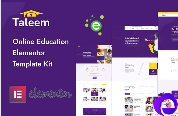 Taleem Online Education Elementor Template Kit