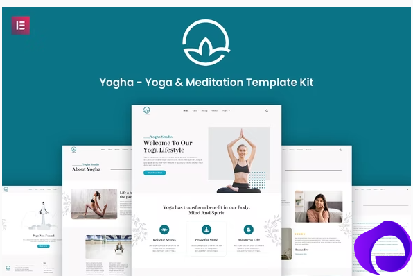 Yogha Yoga Meditation Elementor Template Kit