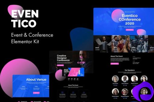 Eventico Event Conference Elementor Kit