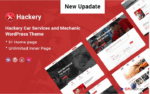 Hackery - Car Services and Mechanic Responsive Website Template