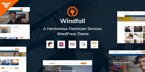 Windfall - Electrician Services WordPress Theme 1 Windfall - Electrician Services WordPress Theme