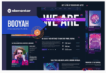 Booyah - Creative Artist Portfolio Elementor Template Kit