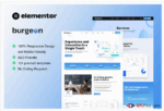 Burgeon - Tech Startup Business Elementor Template Kit