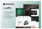 Caffe - Coffee Shop & Cafe Elementor Template Kit