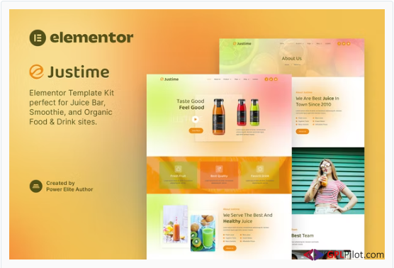 Justime – Juice Bar, Smoothie & Organic Food Elementor Template Kit 1 Justime – Juice Bar, Smoothie & Organic Food Elementor Template Kit