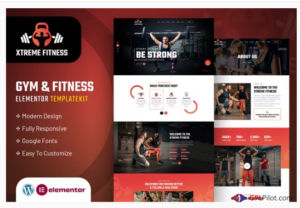 Xtreme Fitness | Elementor Template Kit