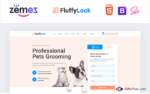 FluffyLook - Pet Grooming Salon Website Template