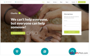 Charity HTML Website Template