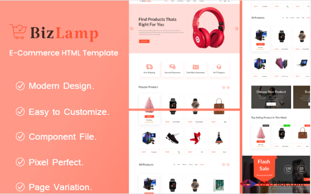 Bizlamp - Multipurpose eCommerce HTML 1 Bizlamp - Multipurpose eCommerce HTML