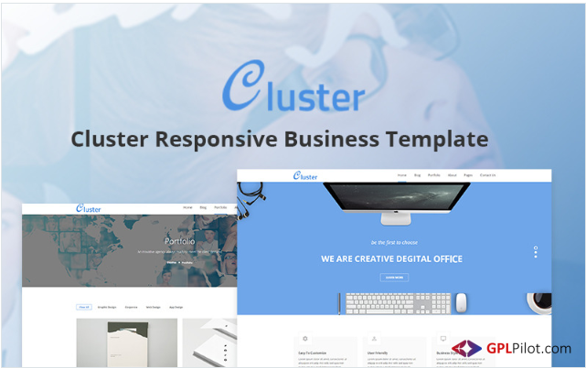 Cluster - Corporate Website Template 1 Cluster - Corporate Website Template