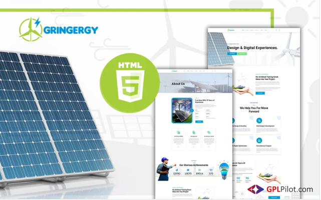 Grinenrgy Green Energy and Solar Power HTML5 Template 1 Grinenrgy Green Energy and Solar Power HTML5 Template