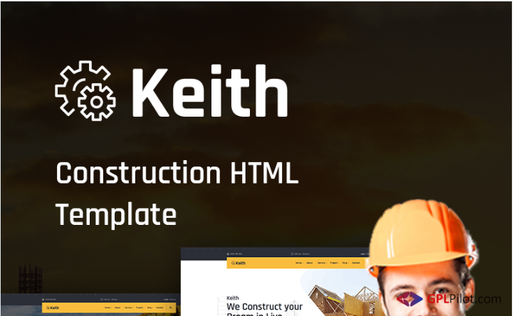 Keith – Construction Website Template 1 Keith – Construction Website Template