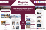 Regalia - Real Estate Ajax Website Template